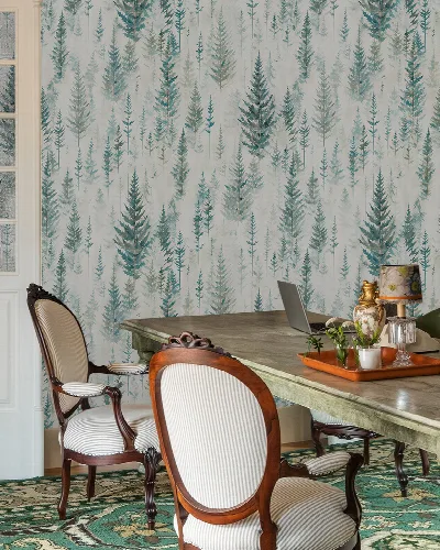 Thistlemere Keepsake Woodland Wallpaper — Forest