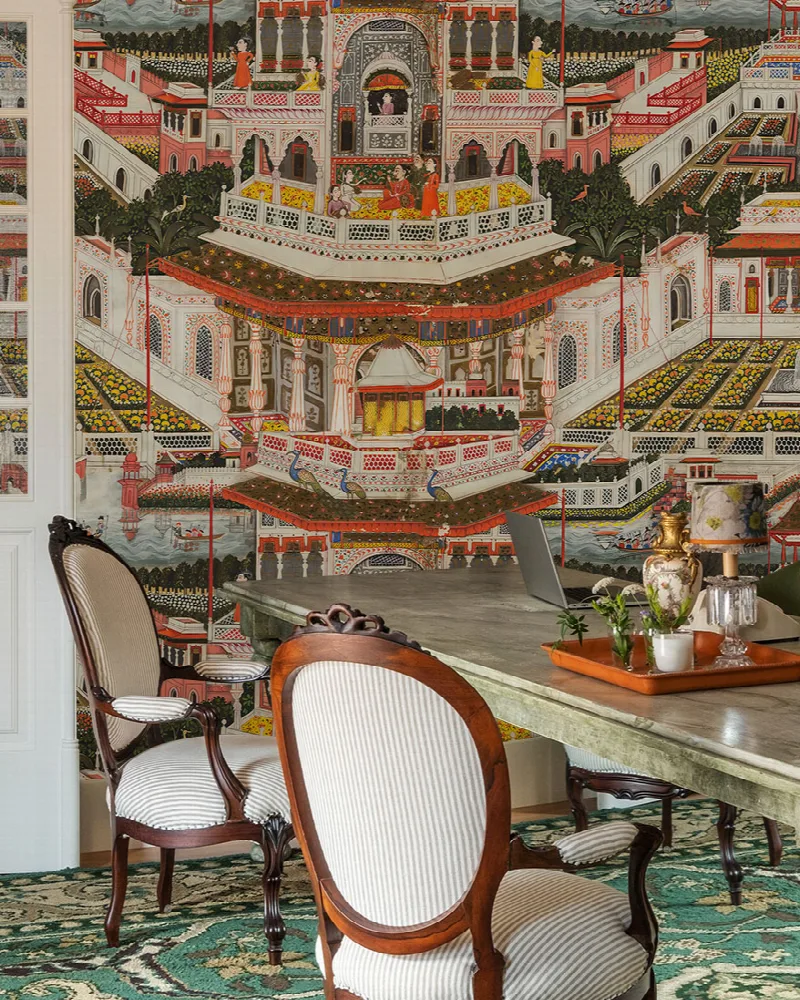 Junora Folio Indian Garden Wallpaper