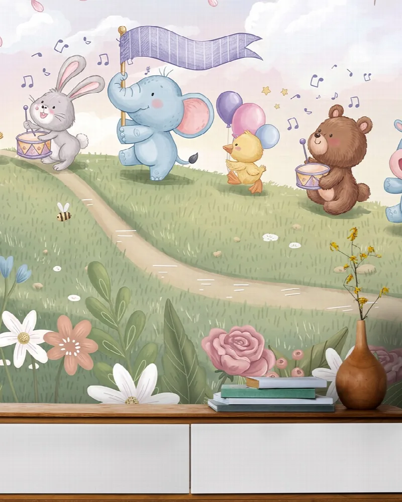 Wrenley Gleam Woodland Nursery Wallpaper