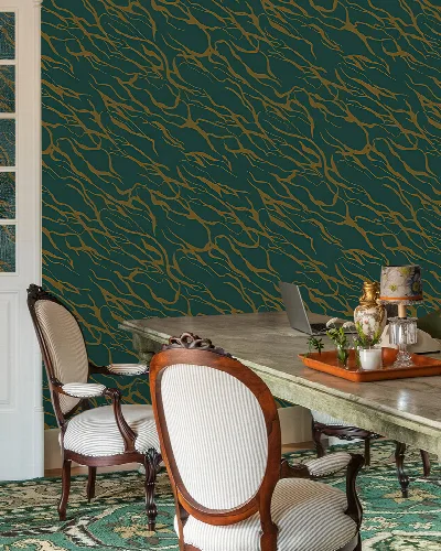 Roskell Whim Marine Wallpaper — Emerald