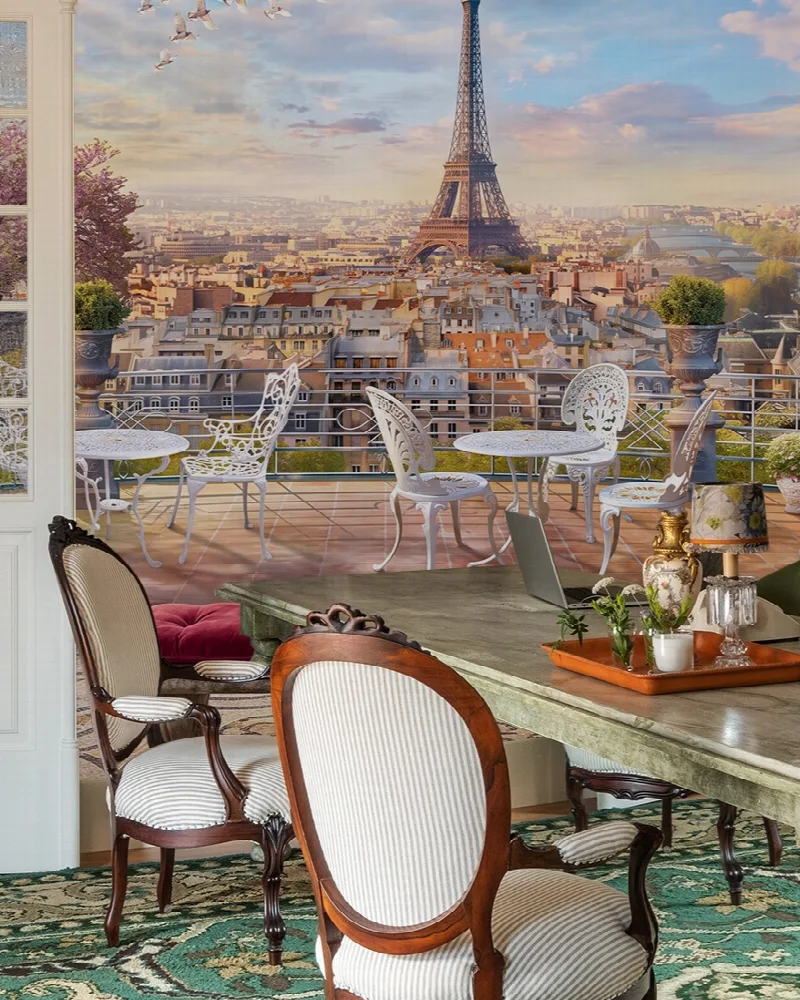Zephora Daydream Architectural Wallpaper