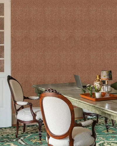 Celandine Serenade Surface Effect Wallpaper