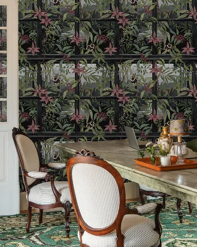 Orlena Enclave Tropical Wallpaper