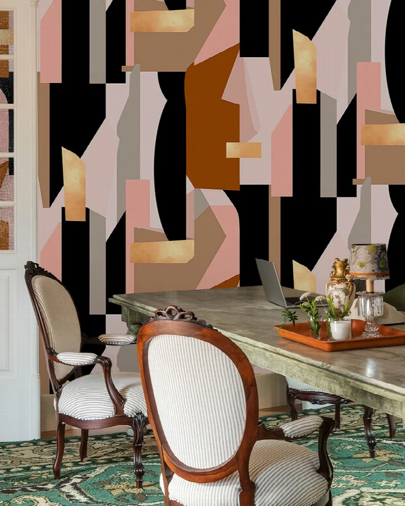 Gildmere Story Geometric Wallpaper