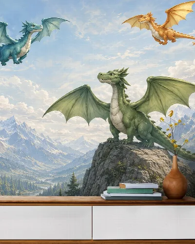 Virelle Drift Fantasy Kids Wallpaper