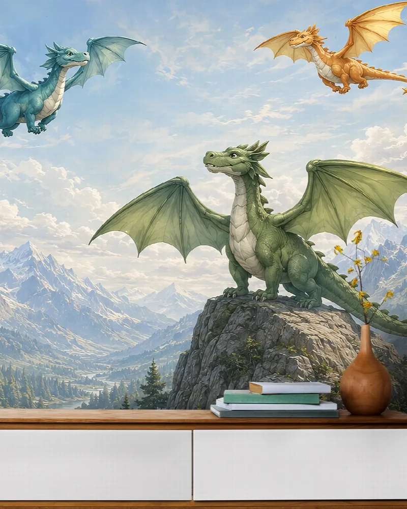 Virelle Drift Fantasy Kids Wallpaper
