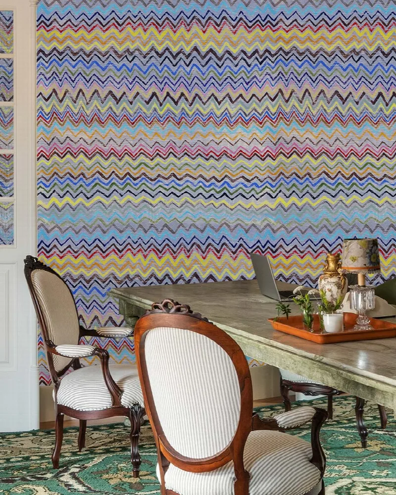 Fenwick Gleam Geometric Wallpaper