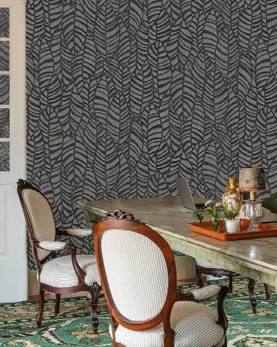 Roskell Tableau Botanical Wallpaper