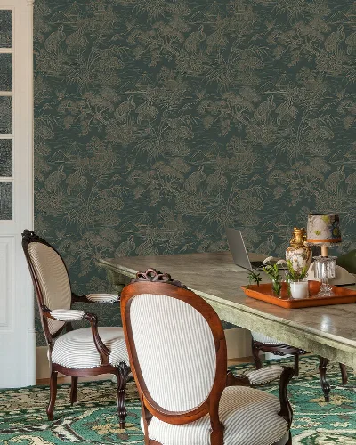Orlena Tapestry Ornamental Wallpaper