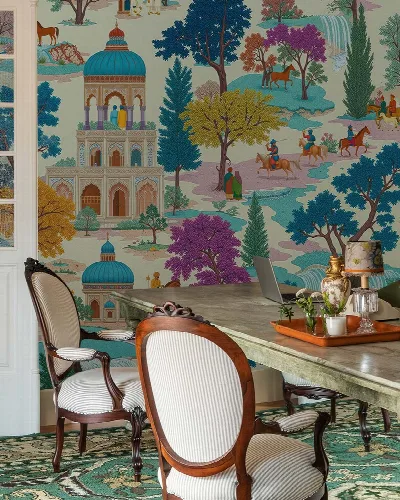 Avelune Reverie Indian Garden Wallpaper