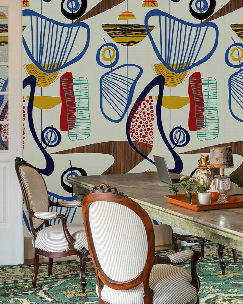 Halewood Tapestry Geometric Wallpaper
