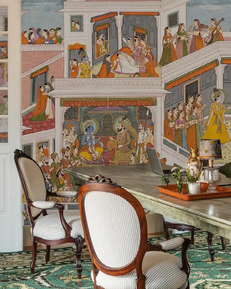 Virelle Whim Narrative Art Wallpaper