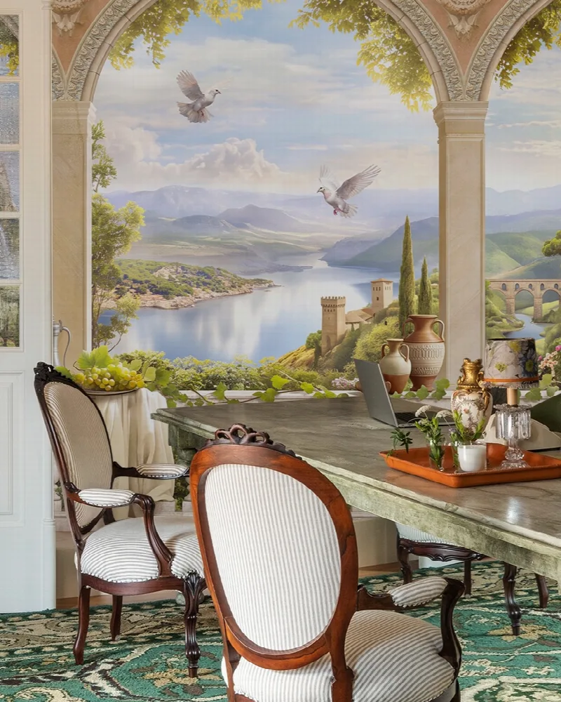 Zephora Reverie Architectural Wallpaper