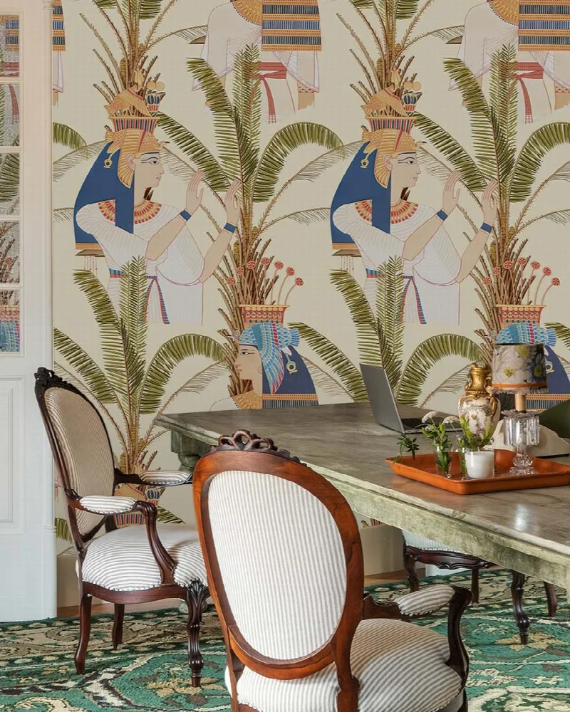 Fenwick Daydream Folk Art Wallpaper