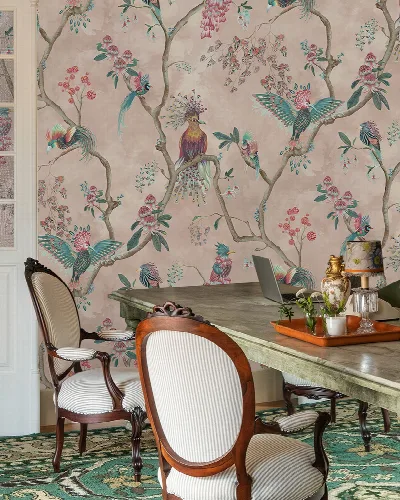 Kestrel Drift Floral Wallpaper — Ivory