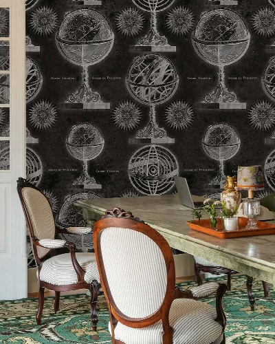 Avelune Enclave Celestial Wallpaper — Onyx