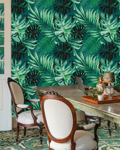 Celandine Muse Woodland Wallpaper