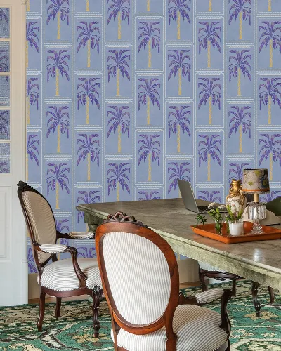Quenora Enclave Tropical Wallpaper