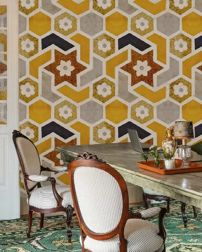 Fenwick Keepsake Tile Effect Wallpaper