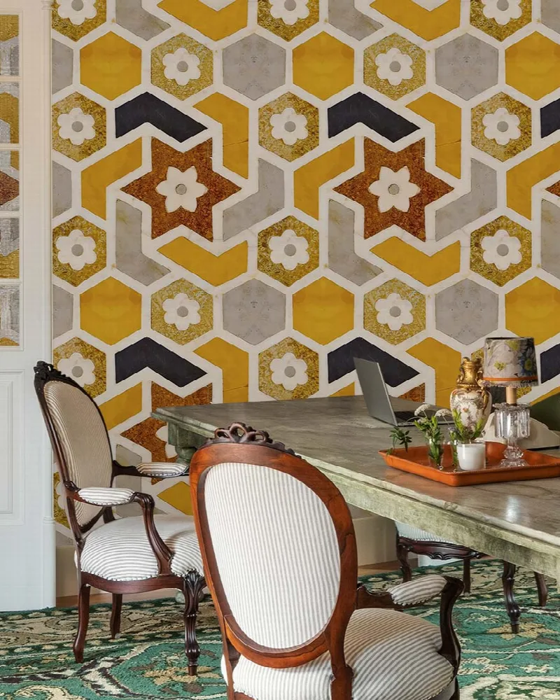 Fenwick Keepsake Tile Effect Wallpaper