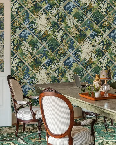 Peverly Echo Tropical Wallpaper