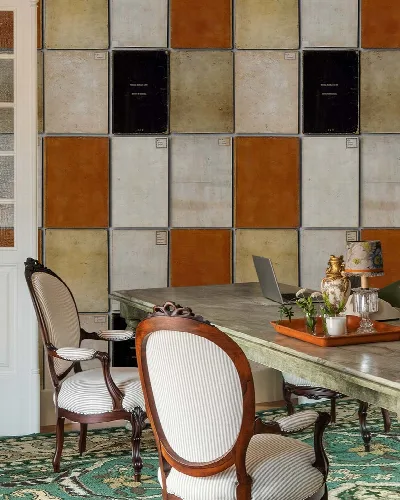 Celandine Folio Geometric Wallpaper