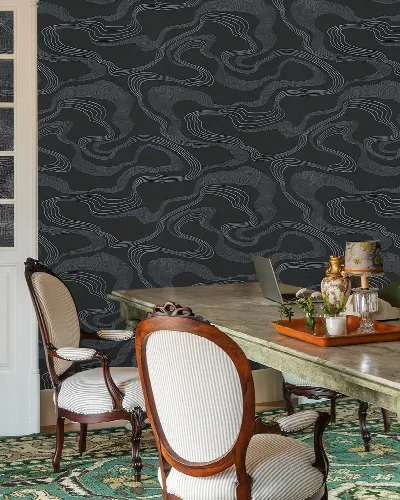 Roskell Enclave Geometric Wallpaper