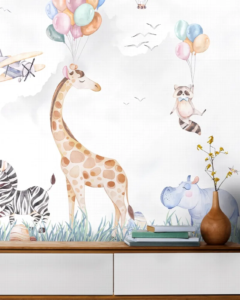 Yarrowmere Cadence Safari Nursery Wallpaper