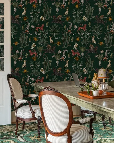 Umbervale Daydream Botanical Wallpaper
