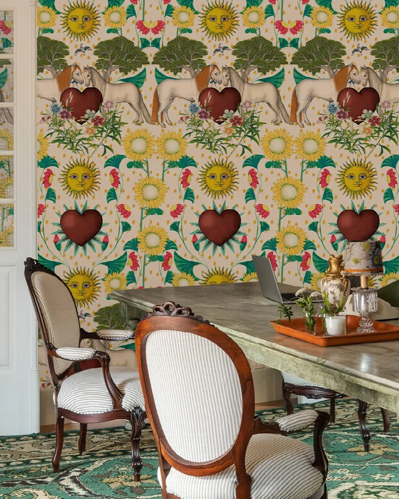 Iverley Muse Floral Wallpaper