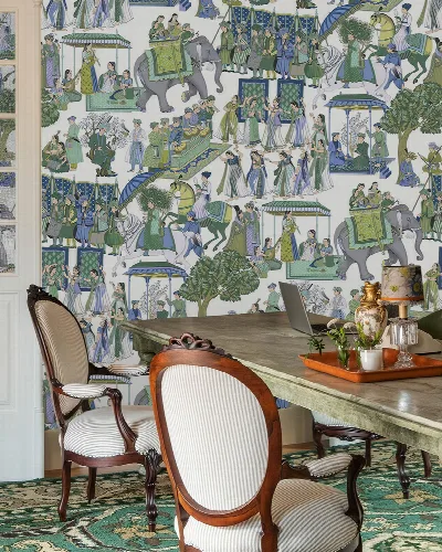 Norwyn Tapestry Woodland Wallpaper