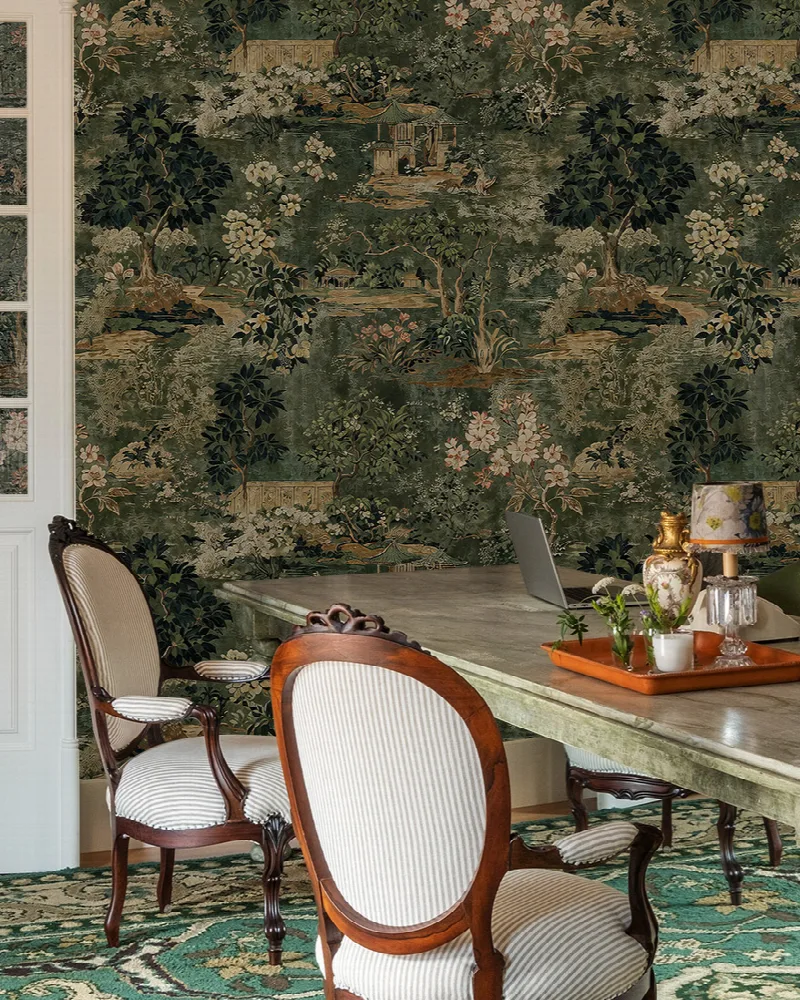 Umbervale Tapestry Scenic Wallpaper