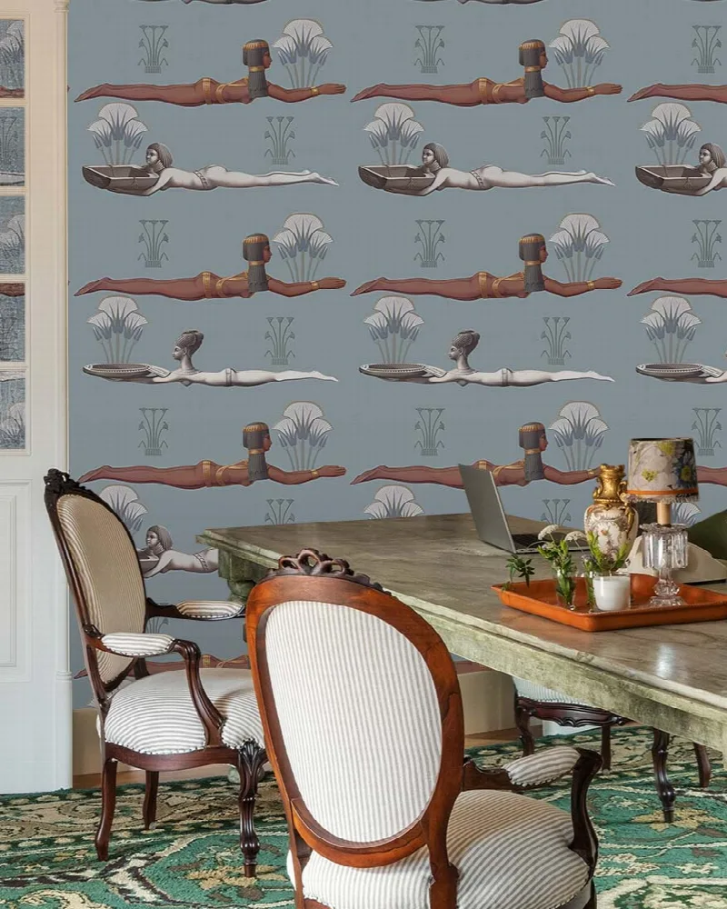 Dovewick Echo Folk Art Wallpaper