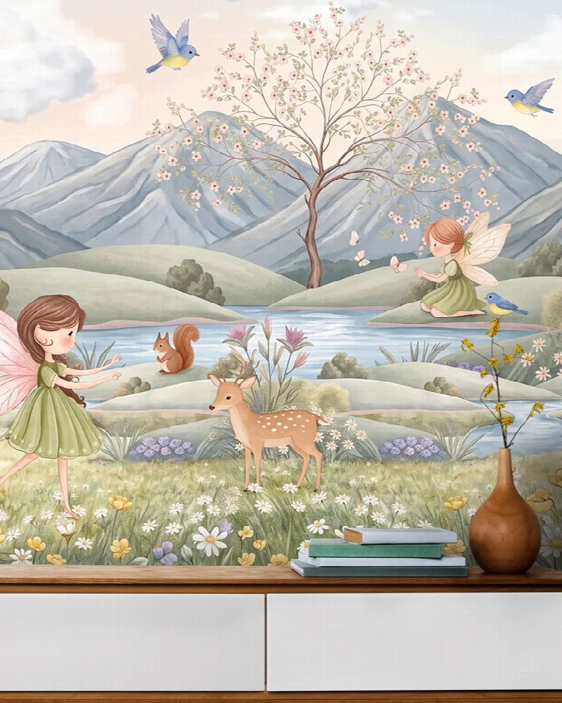 Wrenley Enclave Fantasy Kids Wallpaper
