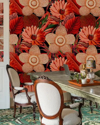 Gildmere Passage Floral Wallpaper