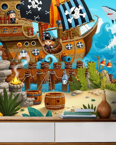Wrenley Serenade Ocean Kids Wallpaper