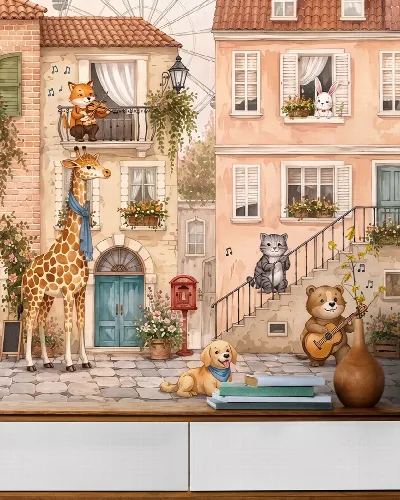Yarrowmere Keepsake Animal Adventure Wallpaper