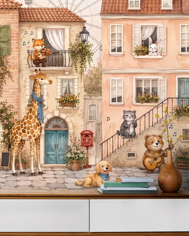 Yarrowmere Keepsake Animal Adventure Wallpaper