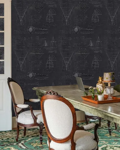 Bellora Story Geometric Wallpaper