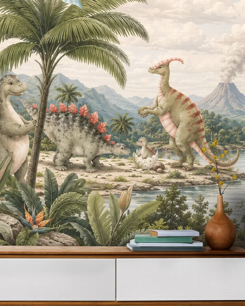Virelle Verse Dinosaur Wallpaper