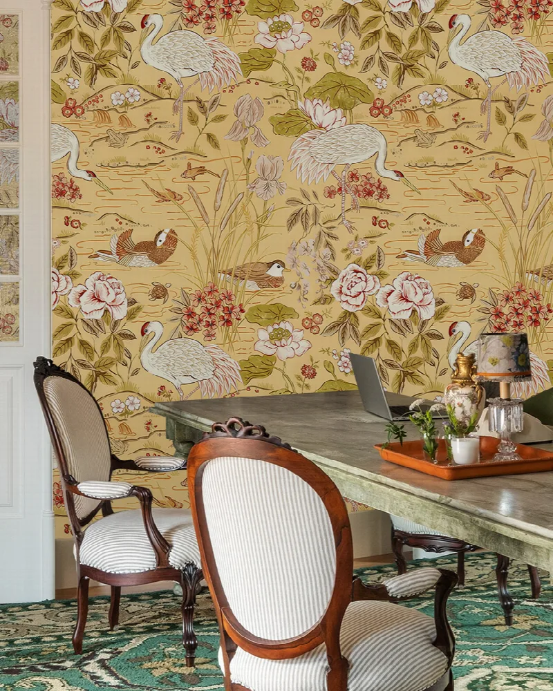 Thistlemere Story Floral Wallpaper