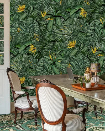 Norwyn Keepsake Tropical Wallpaper — Emerald