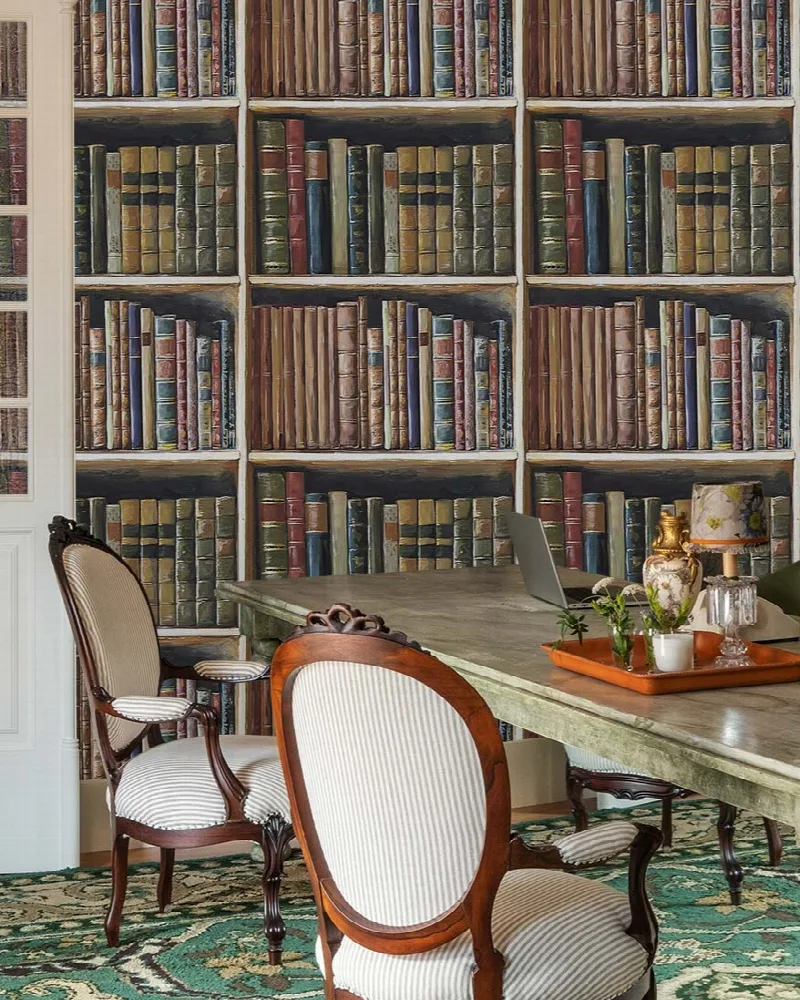 Dovewick Reverie Bookshelf Wallpaper