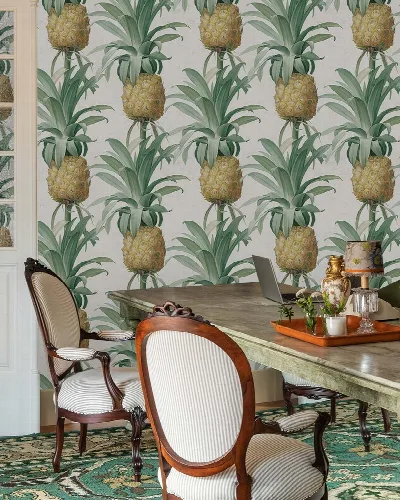 Celandine Tapestry Kitchen Motif Wallpaper