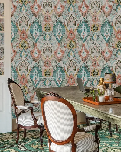 Solenne Solace Ornamental Wallpaper — Pastel