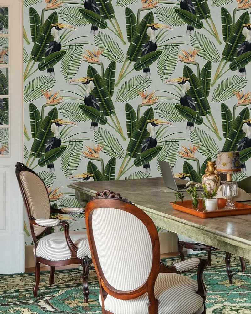 Celandine Daydream Tropical Wallpaper