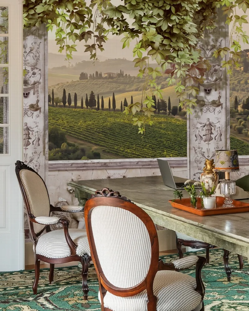 Yarrowmere Chronicle Architectural Wallpaper
