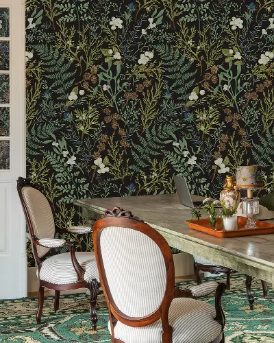Umbervale Echo Tropical Wallpaper