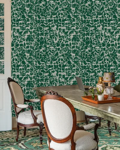 Gildmere Serenade Equestrian Wallpaper — Emerald
