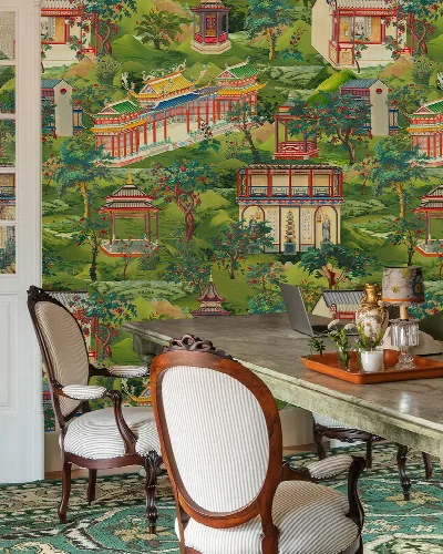 Iverley Whim Chinoiserie Wallpaper